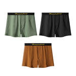 3 Pack Men's Ultra-Soft Breathable Cotton Quick-Dry Boxer Briefs