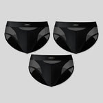 3 Pack Men's Breathable Sexy Lightweight Mesh Panels Briefs