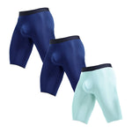 3 Pack Men's Anti-Chafing Seamless Running Briefs