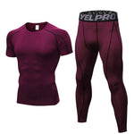 Men's Full Coverage Mesh Panel Quick-Dry Fabric Odor-Control Tops & Tights