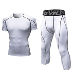 Men's PRO Compression Stretch Fit Quick-Dry Training Lightweight Tops & Tights