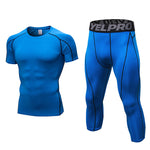 Men's PRO Compression Stretch Fit Quick-Dry Training Lightweight Tops & Tights