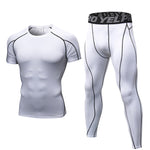 Men's Full Coverage Mesh Panel Quick-Dry Fabric Odor-Control Tops & Tights