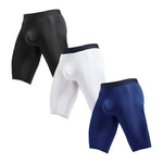 3 Pack Men's Anti-Chafing Seamless Running Briefs