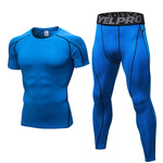 Men's Full Coverage Mesh Panel Quick-Dry Fabric Odor-Control Tops & Tights