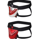 2 Pack Men's Low-Rise Sexy Contoured Pouch Lightweight Jockstrap