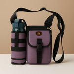 Compact crossbody water bottle carrier bag | Mason