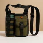 Compact crossbody water bottle carrier bag | Mason