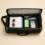 Convertible suit and duffle bag | Marcus