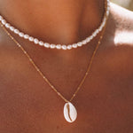 Cowrie Shell Pendant Necklace
