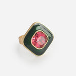 Crimson Noel Elegance Ring