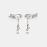 Cherry Blossom Zirconia Earrings