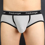 FreeLonger Men's Microfiber Covered Silky Touch Briefs