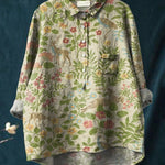 Olivia | Floral Forest Shirt