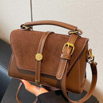 AVANLIE™ - Trendy Contrast Stitching Small Square Shoulder Bag