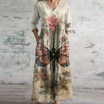 Lila | Retro Maxi Dress