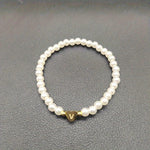 A-Z Pearl Beaded Bracelet