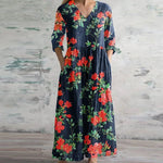 Pandora | Elegant Retro Maxi Dress