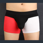 FreeLonger Men's Big Pouch Microfiber Breathable Trunks