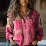 Juniper | Bohemian Pattern Vintage Blouse