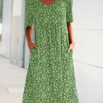 Dove | Round Neck Floral Dress