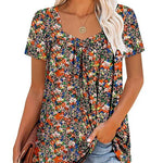 ROBIN | COZY TOP WITH SHORT SLEEVES & PRINT