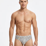 4 Pack Men's 3D Pouch 10A Antibacterial Camellia Scent Breathable Briefs & Trunks