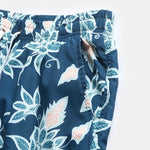 Mens Quick Drying Floral Printed Beach Board Shorts