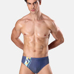 3 Pack Men's Anti-Chafing Stretch Fit Moisture Wicking Lining Swim Briefs
