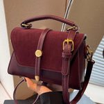 AVANLIE™ - Trendy Contrast Stitching Small Square Shoulder Bag