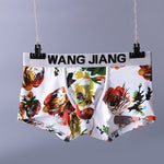 3 Pack Men's Ice Silk Trunks with Separated Pouch Design