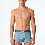 4 Pack Men's Ice Silk Mesh Trunks with Antibacterial Pouch and Cooling Comfort