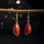 Majestic Horse Eye Cut Drop Earrings