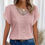 Violet | Detailed Knitted Top