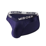 2 Pack Men's U-Pouch V-Front Low-Rise Briefs