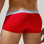 2 Pack Men's Sexy Comfortable Breathable Solid Color Trunks