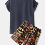 Printed Kimono Pajamas For Men