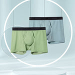 Men's Cooling Separate Pouch Boxer Briefs Dual Pouch Underwear