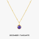 Luminous Circle Gemstone Necklace