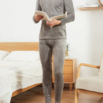 Double Heavyweight Fleece Thermal Underwear Set