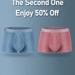 Men's Seamless Trunks with Organic Latex Support Cup