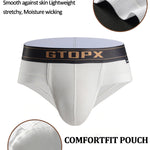 2 Pack Men's Big Support Pouch Modal Briefs