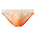 3 Pack Men's Sensual Silk-Like Loose Gradient Color Bikini