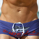 Men's Shark Printed Swimming Trunks
