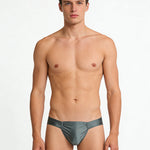 2 Pack Men's Enhancing Pouch Contour-Fit Low-Rise Breathable Briefs