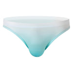 3 Pack Men's Sensual Silk-Like Loose Gradient Color Bikini