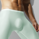 3 Pack Men's Breathable Seamless Mid-Length Boxer Briefs