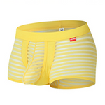 Men's Striped Breathable Support Underwear with Separate Pouch