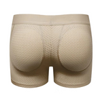 Sponge Cushion Mesh Buttock Boxer Briefs