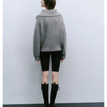 ELODIE™ - Comfy Half-Zip Sweater